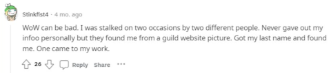 Reddit Post on Harassment