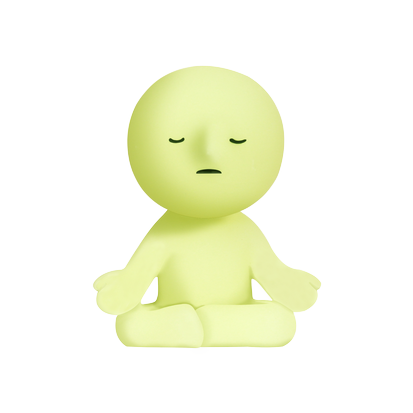 smiski yoga pose